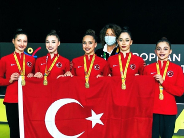 RİTMİK CİMNASTİK MİLLİ TAKIMIMIZ AVRUPA ŞAMPİYONU OLDU
