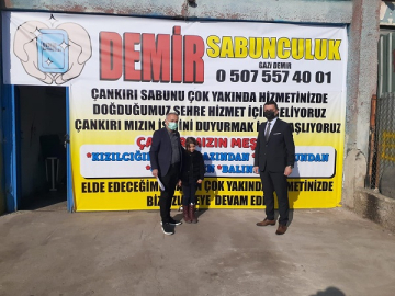 KOSGEB DESTEĞİ İLE ÇANKIRI SABUNU ÜRETİMİNE BAŞLADI