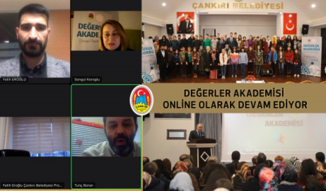 DEĞERLER AKADEMİSİ 2021 YILI İLK ONLINE DERSİNİ YAPTI