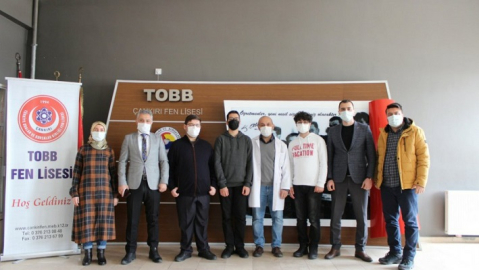 ÇANKIRI TOBB FEN LİSESİ TÜBİTAK'TA TÜRKİYE 3.SÜ OLDU