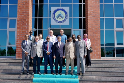 SUDAN'LI HEYET REKTÖR ÇİFTÇİ'Yİ ZİYARET ETTİ