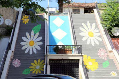 ÇANKIRI’DA MERDİVENLER ÇİÇEK AÇTI