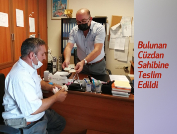 CÜZDANI BULUNUNCA ÇOK MUTLU OLDU