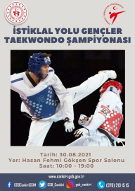 ÇANKIRI'DA İSTİKLÂL YOLU TAEKWONDO GENÇLER ŞAMPİYONASI