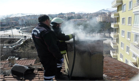 ÇANKIRI İTFAİYESİ UYARIYOR: "BACA TEMİZLİĞİNE DİKKAT"