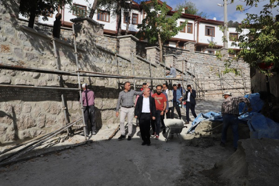 ESEN ÇALIŞMALARI YERİNDE İNCELEDİ