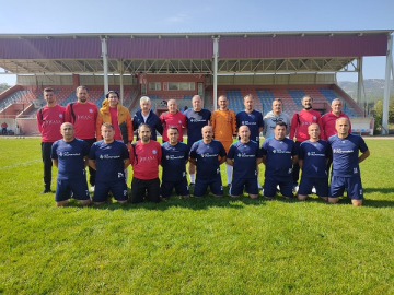 BELEDİYE VETERANLAR FUTBOL TAKIMI HAZIRLIK MAÇINDA UMUT VERDİ