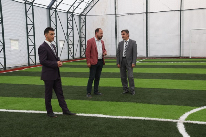 YAPRAKLI'YA AVRUPA STANDARTLARINDA FUTBOL TESİSİ