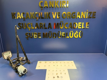 ÇANKIRI EMNİYETİNDEN TARİHİ ESER KAÇAKÇILARINA DARBE