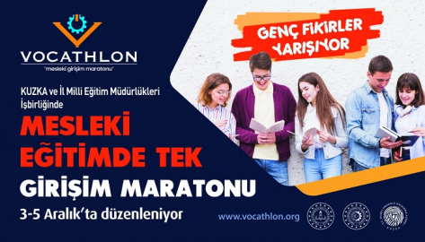 MESLEKİ EĞİTİMDE TEK GİRİŞİM MARATONU BAŞLIYOR