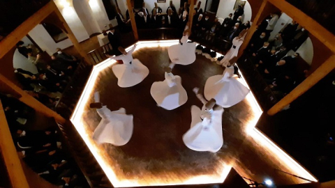 TAŞMESCİDDE 96 YIL SONRA YENİDEN SEMAH TÖRENİ YAPILDI