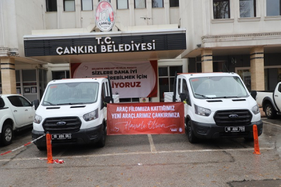 ÇANKIRI BELEDİYESİ ARAÇ FİLOSUNA TAZE KAN