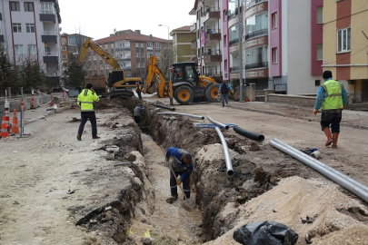 ÇASKİ 2021 YILINDA 14 BİN METRE HAT DÖŞEDİ