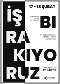 DOKTORLARDAN 2 GÜNLÜK GREV KARARI