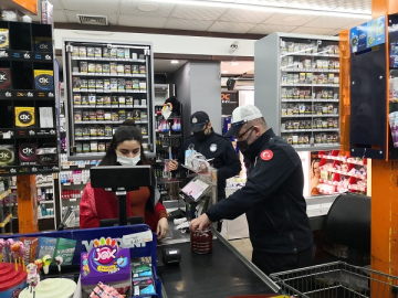 ZİNCİR MARKETLER DENETLENDİ