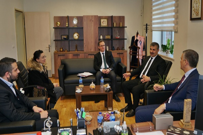 LİBYA BÜYÜKELÇİLİĞİ'NDEN ÇAKÜ'YE İŞBİRLİĞİ ZİYARETİ