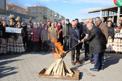 ÇANKIRI'YI NEVRUZ ATEŞİ SARDI