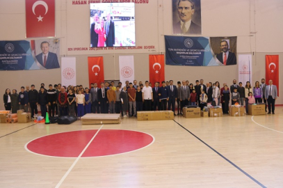 SPOR MALZEMELERİ ÇANKIRI’DAKİ ÖZEL EĞİTİM OKULLARINA TESLİM EDİLDİ