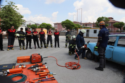 ÇANKIRI İTFAİYESİ HAYAT KURTARAN EĞİTİMDEN GEÇTİ