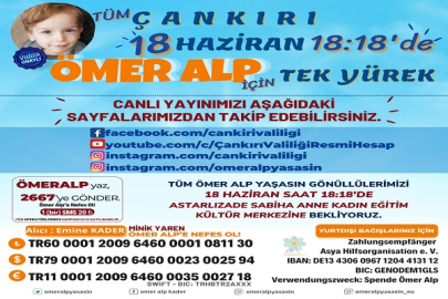 BUGÜN SAAT 18:18'DE ÖMERALP İÇİN TEK YÜREK OLUYORUZ