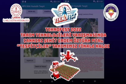 ŞEHİT ERDEM ÖZTÜRK MTAL TEKNOFEST FİNALLERİNDE YARIŞACAK