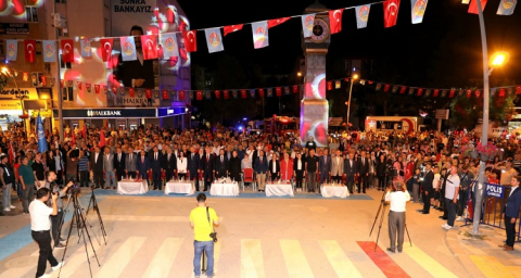 ÇANKIRI HALKI 15 TEMMUZ'DA MİLLİ İRADE MEYDANINDA BULUŞTU