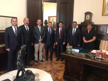 REKTÖR ÇİFTÇİ'DEN BULGARİSTAN'DA ÜST DÜZEY ZİYARETLER