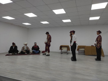 ÇANKIRI MTAL ÖĞRENCİLERİNDEN AHİLİK KONULU TİYATRO GÖSTERİSİ