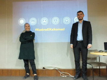 TCDD MAKAS FABRİKASI PERSONELİNE "KADINA ŞİDDET" KONULU SEMİNER
