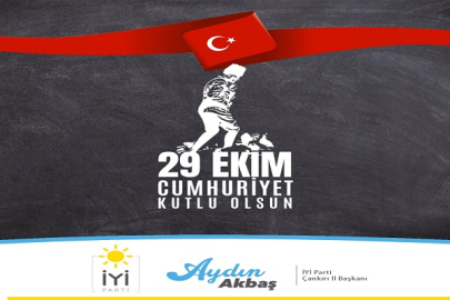 BAŞKAN AKBAŞ'TAN 29 EKİM MESAJI