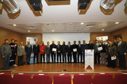 BİR YÜK BİR HAYAT PROJESİNDE HÜKÜMLÜLER FORKLİFT BELGELERİNİ ALDILAR