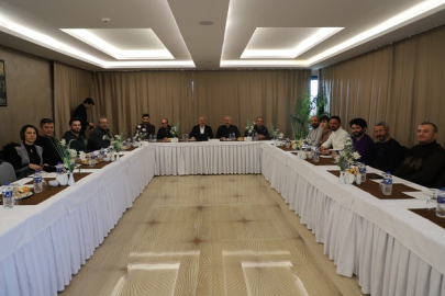 BAŞKAN ESEN BASIN MENSUPLARIYLA BİR ARAYA GELDİ