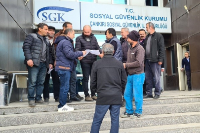 TÜRK BÜRO-SEN ÇANKIRI ŞUBE BAŞKANI YÜKSEL DEMİRBAŞ: "SGK ÇALIŞANLARINI GÖRÜN"
