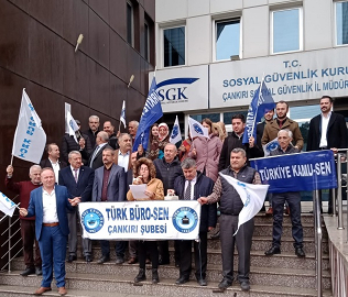 GÜL: "SGK ÇALIŞANLARINI DÜŞTÜKLERİ DURUMDAN TÜRK BÜRO-SEN KURTARACAK"