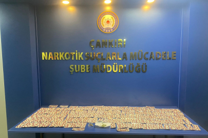 ÇANKIRI NARKOTİK EKİPLERİ UYUŞTURUCUYA GEÇİT VERMİYOR