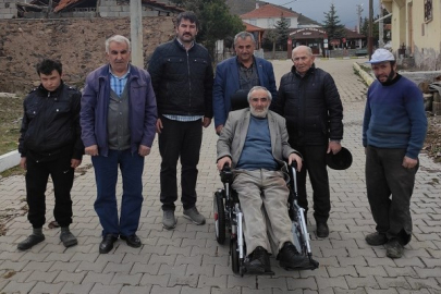 ÇANKIRI TERÖRLE MÜCADELE KAHRAMANLARI DERNEĞİ'NDEN ŞEHİT BABASINA AKÜLÜ SANDALYE