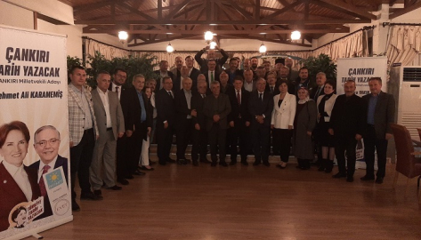 ÇANKIRI İYİ PARTİ BİRLİK BERABERLİK YEMEĞİNDE BULUŞTU