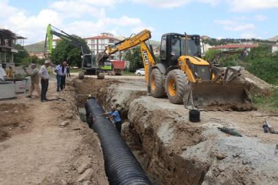 YAĞMUR SUYU DRENAJ ÇALIŞMALARI BAŞLADI