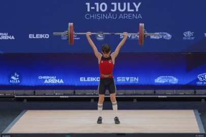 ÇANKIRILI BEYTULLAH ÖZTÜRK HALTERDE AVRUPA İKİNCİSİ OLDU