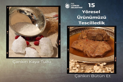 ÇANKIRI BELEDİYESİ COĞRAFİ İŞARETLİ ÜRÜN SAYISINI 15'E ÇIKARTTI