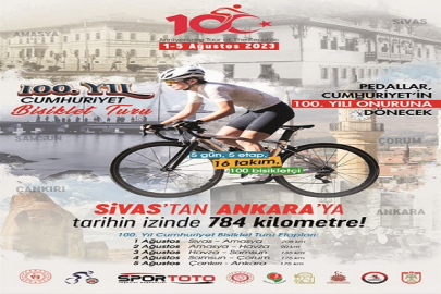 PEDALLAR CUMHURİYET’İN 100. YILI ONURUNA DÖNECEK