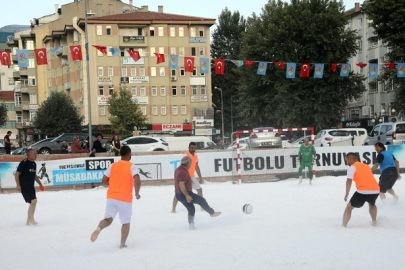 TUZ MÜSABAKALARININ İLK GOLÜ BAŞKAN ESEN'DEN