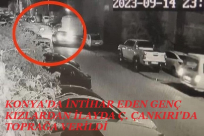 KONYA'DA İNTİHAR EDEN GENÇ KIZLARDAN İLAYDA Ç. ÇANKIRI'DA TOPRAĞA VERİLDİ