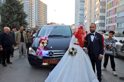 VALİLİK MAKAM ARACI GELİN ARABASI OLDU