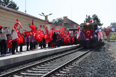 100. YIL CUMHURİYET TRENİ ÇANKIRI GARI'NDA