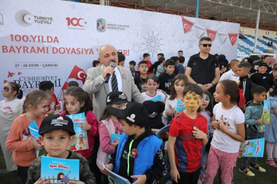 ÇANKIRI'DA ÇOCUKLAR BAYRAM COŞKUSUNU ZİRVEYE TAŞIDI