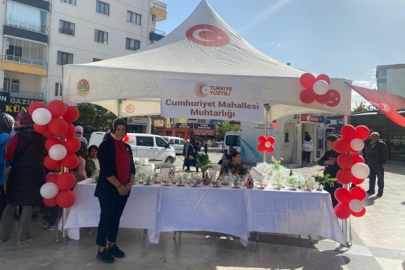 CUMHURİYET MAHALLESİ MUHTARI CEMİLE ESKİSUCU'DAN ÖRNEK DAVRANIŞ