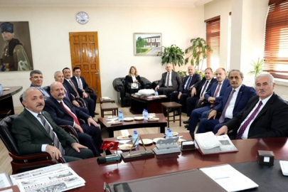 YARGITAY BAŞKANI AKARCA'DAN BAŞKAN ESEN'E ZİYARET