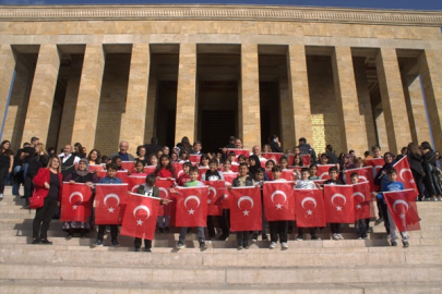 SEVGİ SELİ ÇANKIRI'DAN ANITKABİR'E UZANDI