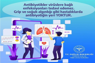ANTİBİYOTİK KULLANIRKEN ÇOK DİKKATLİ OLUN !!!